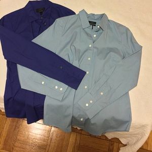 2 NWOT J Crew Button Up Shirts